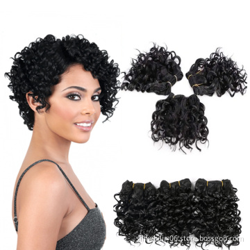 3 Bundles/lot kinky curly jerry curl weaveing  Hair WeftNatural Black Color 110g Afro Braiding Jerry Curl Extension Jerry